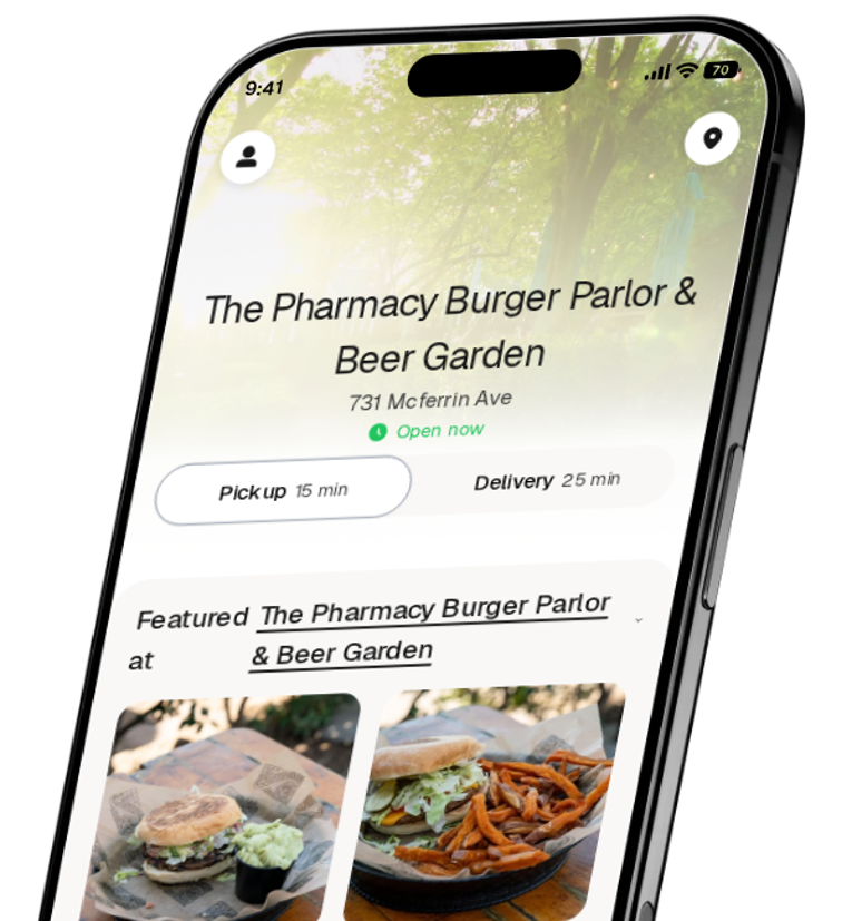 The Pharmacy Burger Parlor & Beer Garden app preview
